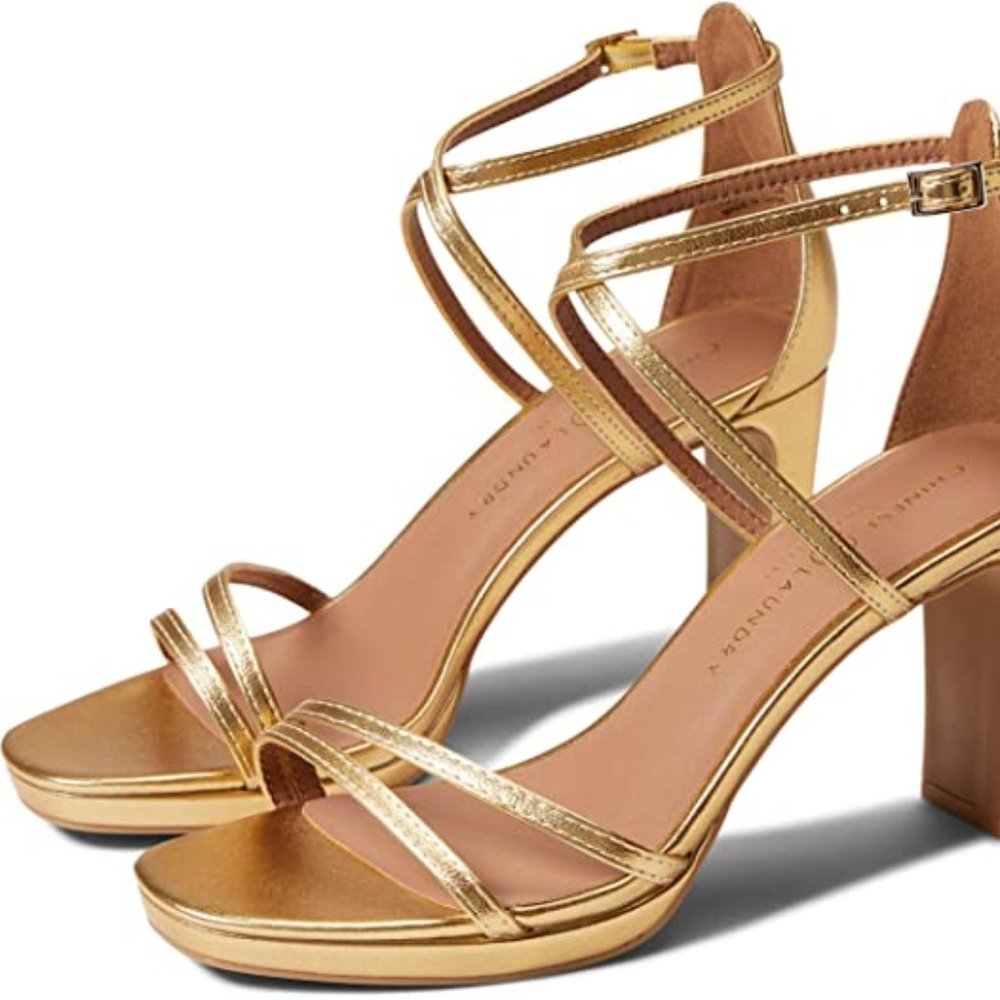 Chinese Laundry Women's Taryn New Metallic Heeled Sandal